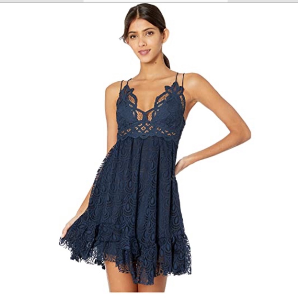 Free People Adella Burnout Velvet Slip - Picture 5 of 11